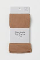 H & M - Anti-chafe Biker Shorts - Beige