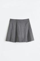 H & M - Pleated Skirt - Gray