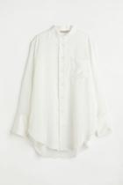 H & M - Oversized Shirt - White