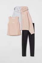 H & M - 3-piece Set - Pink