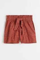 H & M - High Waist Shorts - Orange