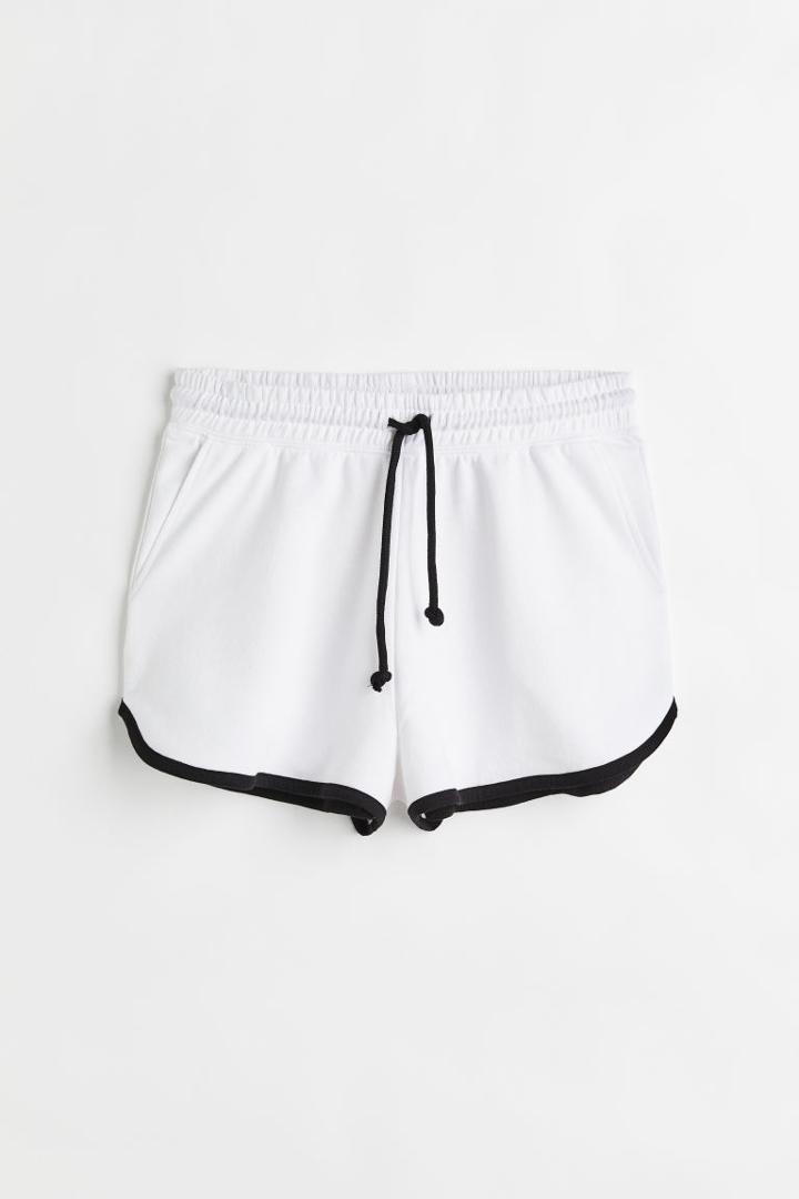 H & M - Pull-on Shorts - White