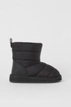 H & M - Padded Boots - Black