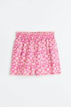 H & M - Pull-on Cotton Shorts - Pink
