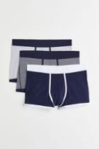 H & M - 3-pack Short Boxer Shorts - Blue