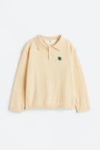 H & M - Sweater With Collar - Beige
