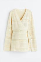 H & M - Mama Pointelle-knit Cardigan - White