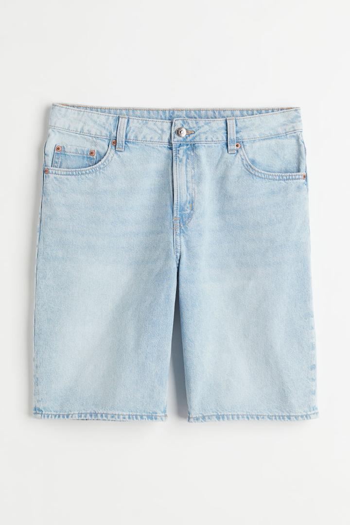 H & M - Bermuda Low Shorts - Blue
