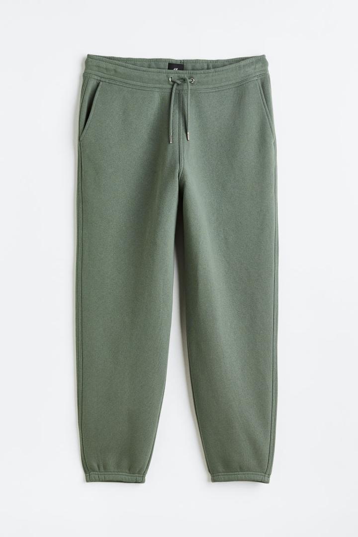 H & M - Loose Fit Sweatpants - Green