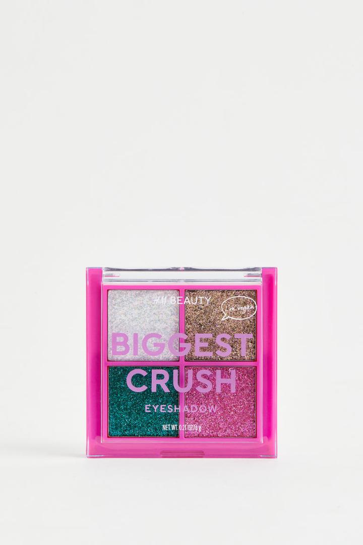 H & M - Glittery Eyeshadow Quad - Pink
