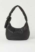 H & M - Soft Leather Shoulder Bag - Black