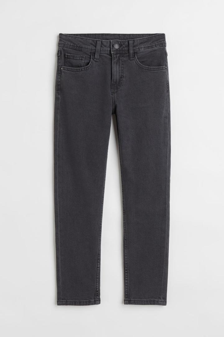 H & M - Relaxed Tapered Fit Jeans - Gray