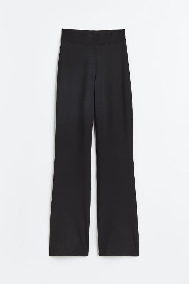 H & M - Drymove&trade; Flared Sports Pants - Black