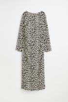 H & M - Patterned Dress - Beige