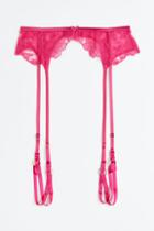 H & M - Lace Garter Belt - Pink