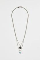 H & M - 2-pack Pendant Necklaces - Silver