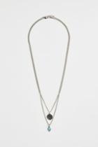 H & M - 2-pack Pendant Necklaces - Silver