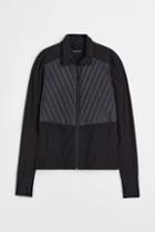 H & M - Slim Fit Running Jacket - Black