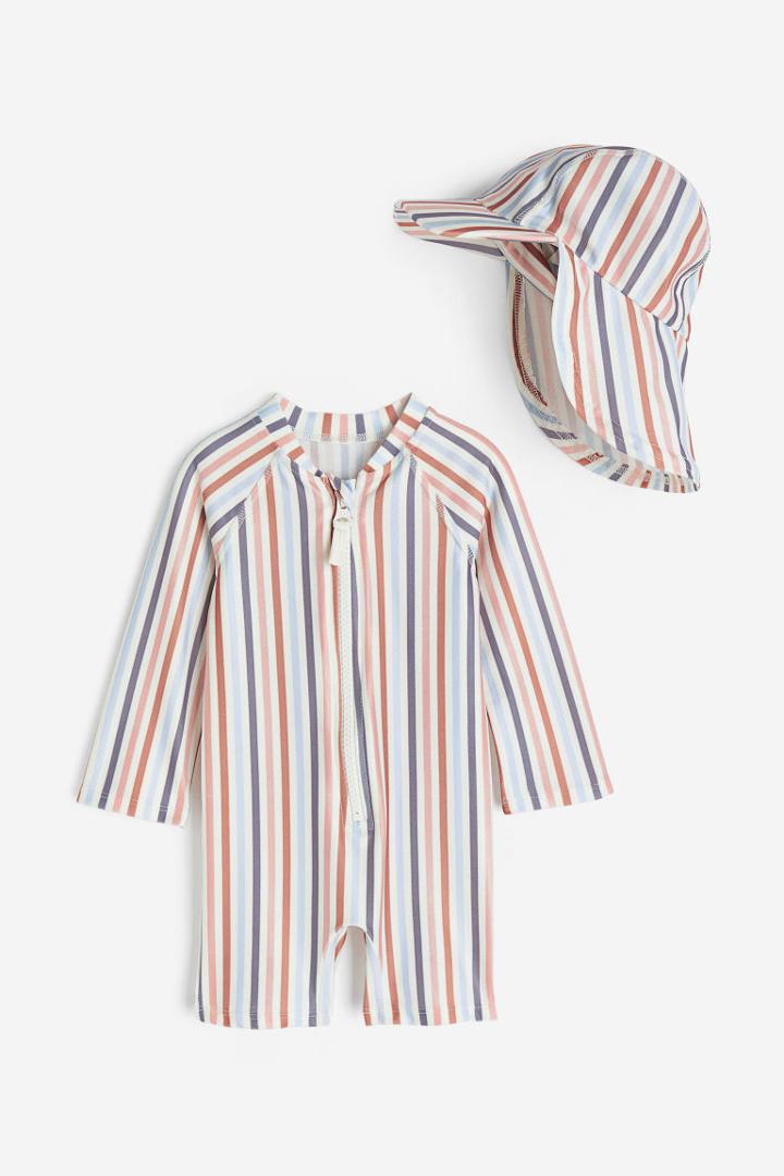 H & M - Upf 50 Sun Protection Set - Orange