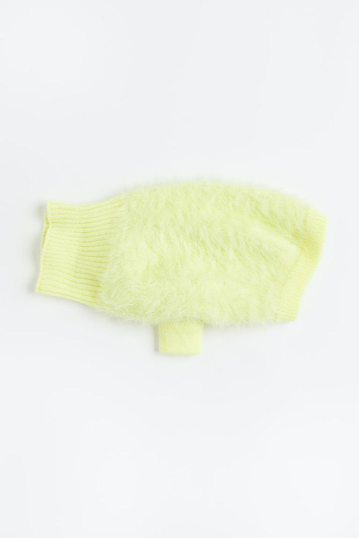 H & M - Fluffy Dog Sweater - Yellow