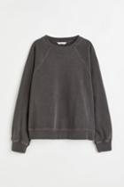 H & M - Crew-neck Sweatshirt - Gray