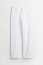 H & M - H & M+ Wide-leg Twill Pants - White