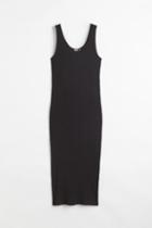 H & M - H & M+ Ribbed Bodycon Dress - Black