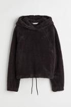 H & M - Fleece Hoodie - Gray