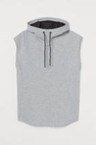 H & M - Relaxed Fit Sports Hoodie - Gray