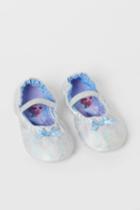 H & M - Printed Ballet Shoes - Silver