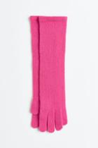 H & M - Long Gloves - Pink