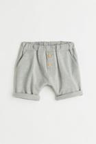 H & M - Slub Jersey Shorts - Gray