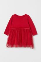 H & M - Tulle-skirt Dress - Red
