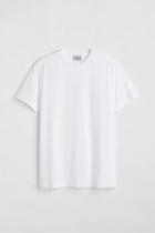 H & M - Slim Fit Pima Cotton T-shirt - White