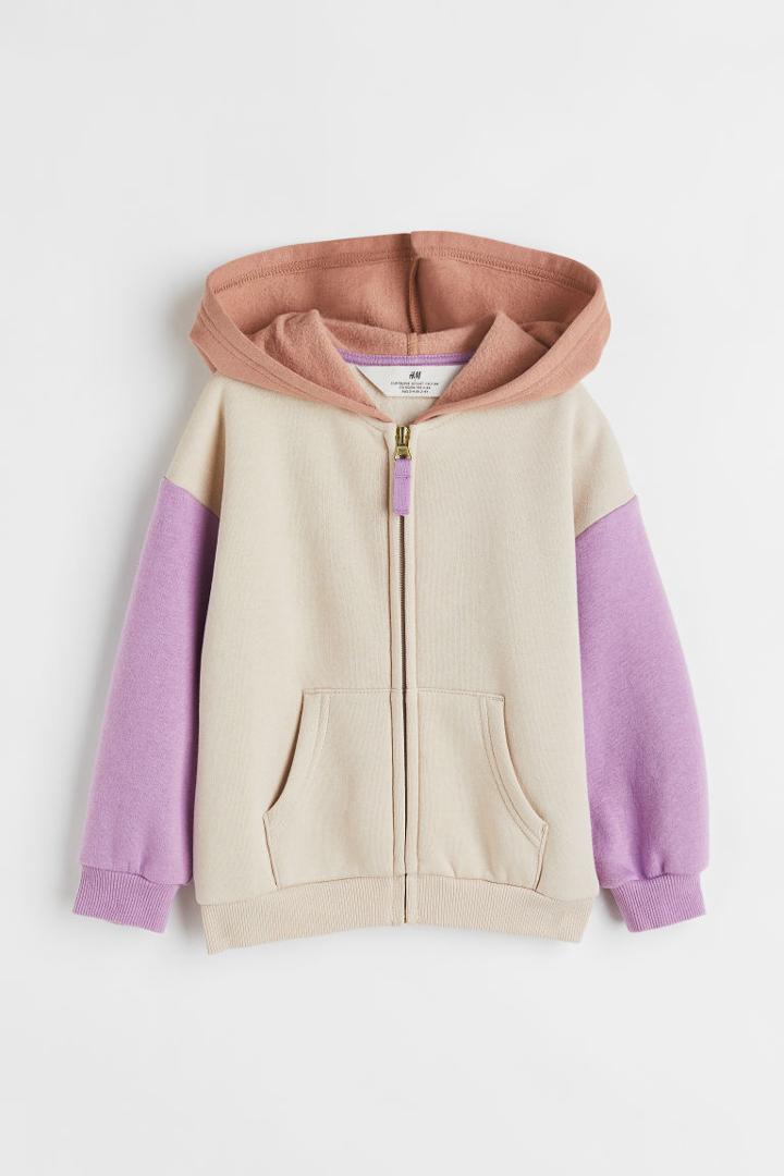 H & M - Hooded Jacket - Beige
