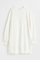 H & M - Sweatshirt Dress - White