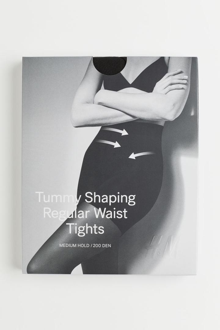 H & M - Shaping Tights - Black