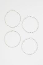 H & M - 4-pack Bracelets - Silver