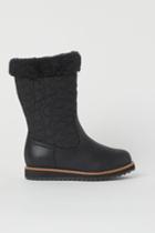 H & M - Lined Boots - Black