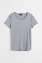 H & M - Raw-edge T-shirt - Gray