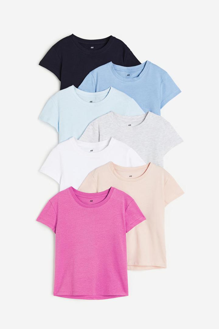 H & M - 7-pack T-shirts - Blue