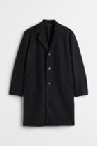 H & M - Wool-blend Coat - Black
