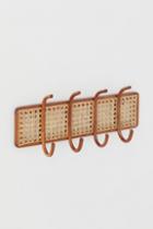 H & M - Rattan Coat Hanger Rack - Beige