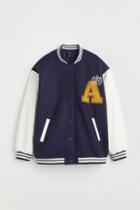 H & M - Baseball Jacket - Blue