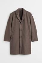 H & M - Wool-blend Coat - Beige