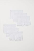 H & M - 6-pack Short Cotton Boxer Shorts - White