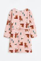 H & M - Belted Jersey Dress - Orange