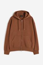 H & M - Oversized Fit Hooded Jacket - Beige