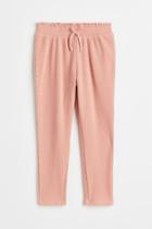 H & M - Cotton Jersey Joggers - Pink