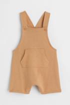 H & M - Cotton Overall Shorts - Beige